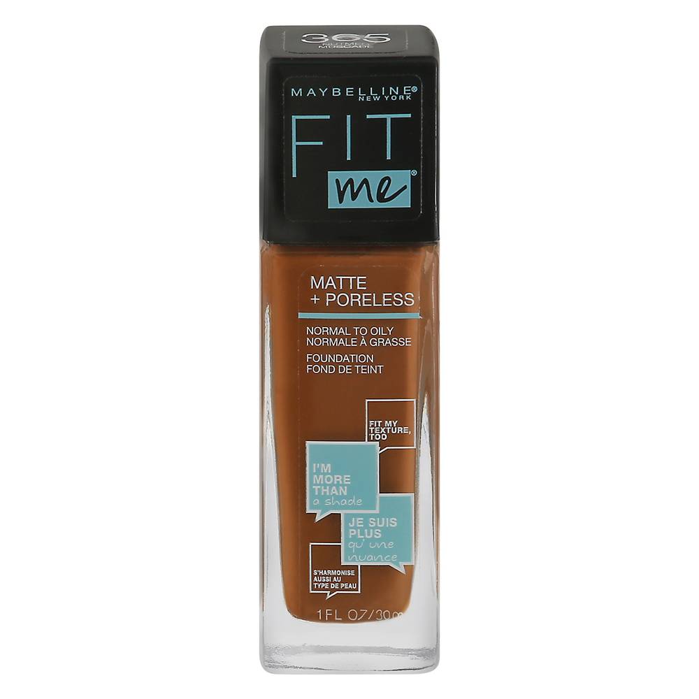 Maybelline New York Fit Me Matte + Poreless Liquid (365 nutmeg )