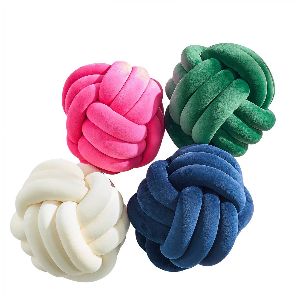 DreamOn 11" Knot Pillow, Assorted Colors