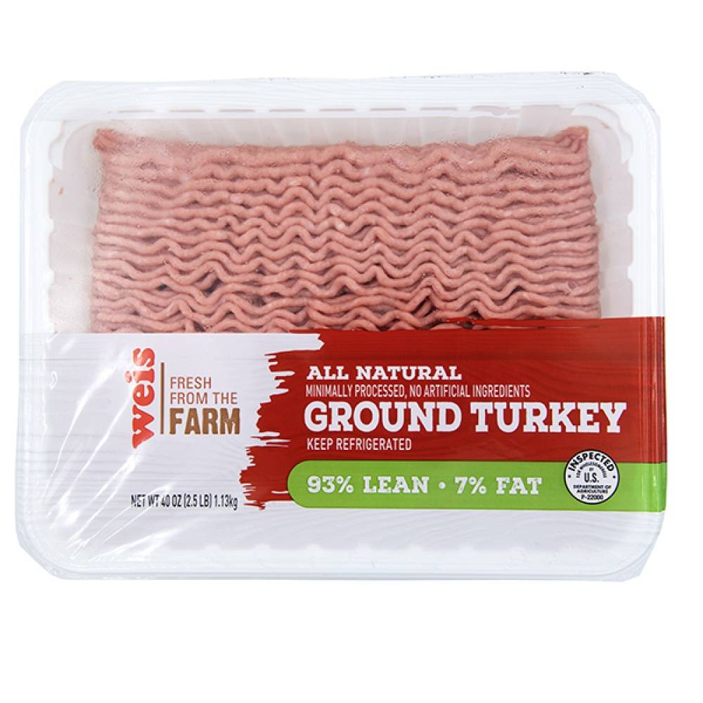 Weis Quality Fresh Ground Turkey (2.5 lbs)