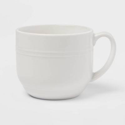 Threshold 15Oz Stoneware Westfield Mug, White