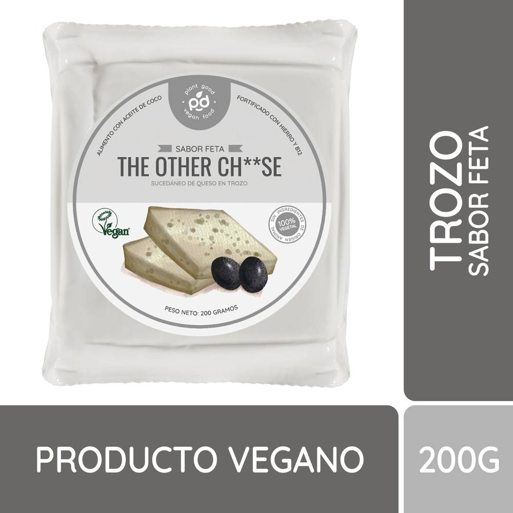 Plant good queso vegano feta en trozo (200 g)
