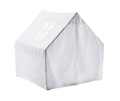 Hearthsong Indoor Playhouse Tent With Floor Cover, White