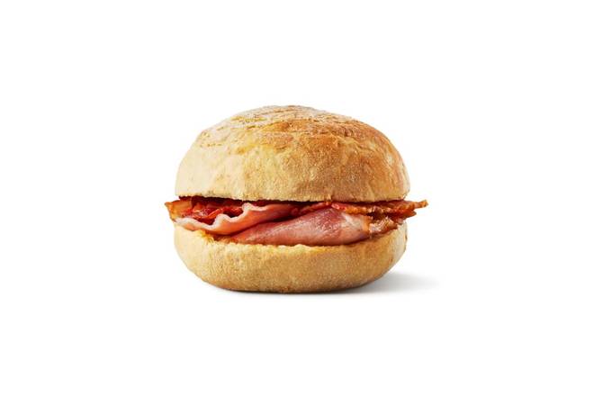 British Smoked Bacon Bap