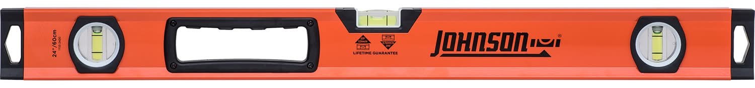 Johnson 24 In. Aluminum Box Level 3 Vial