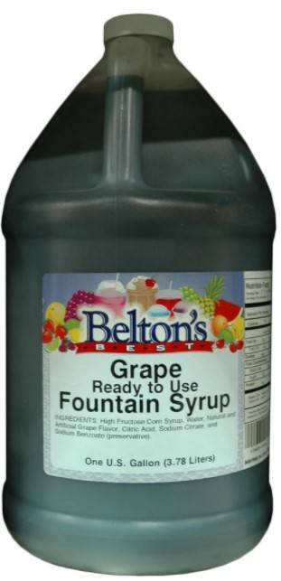 Belton's - Grape Flavored Syrup - gallon (4 Units per Case)