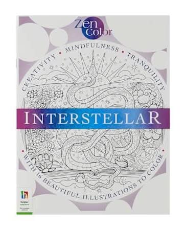 Zen Color Adult Coloring Book Interstellar