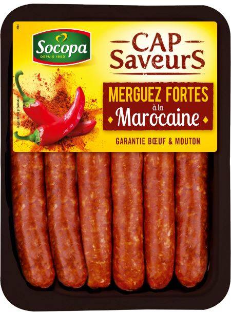 Socopa - Cap saveurs merguez fortes à la marocaine (330g)