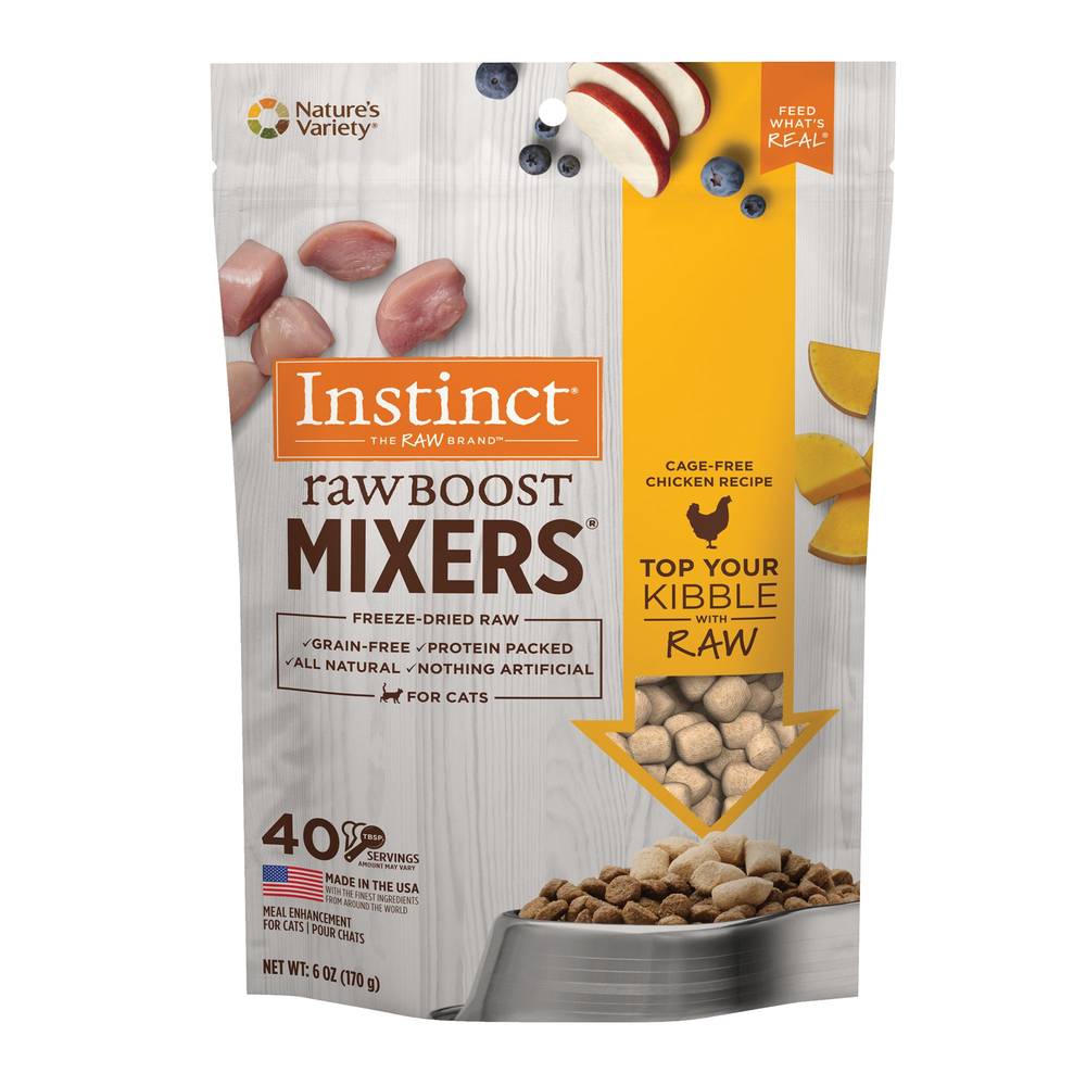 Instinct Rawboost Mixers Cat Food Natural Grain Free (chicken)