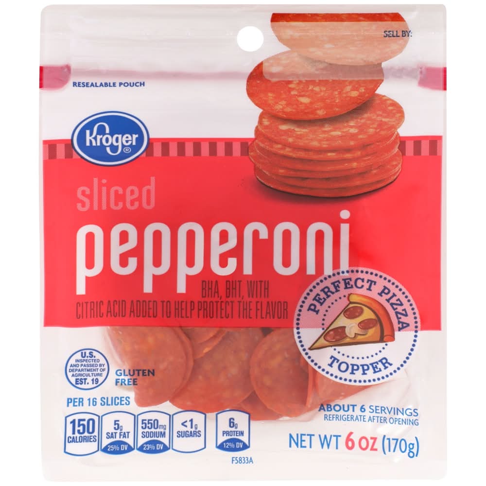 Kroger® Sliced Pepperoni