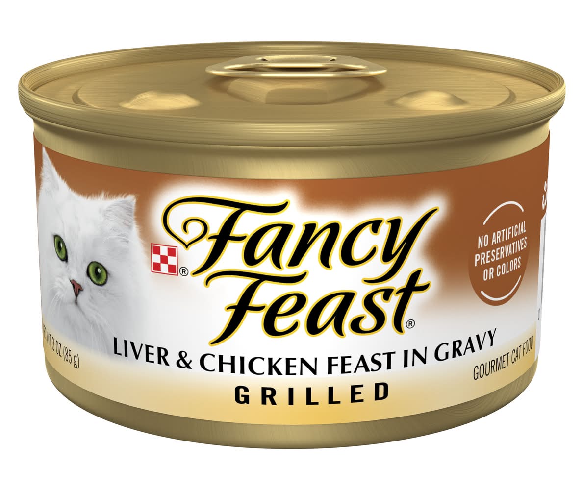 Purina Fancy Feast Grilled Liver & Chicken in Gravy Cat Food (3 oz)
