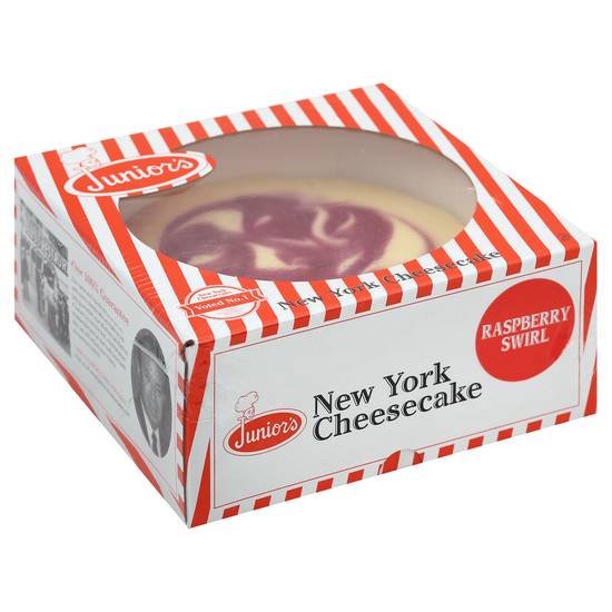 Junior's 6 Inch Raspberry Swirls New York Cheesecake