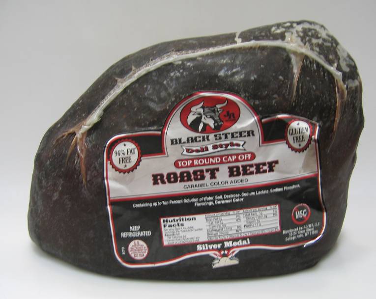 Black Steer - Roast Beef, Top Round (1 Unit per Case)