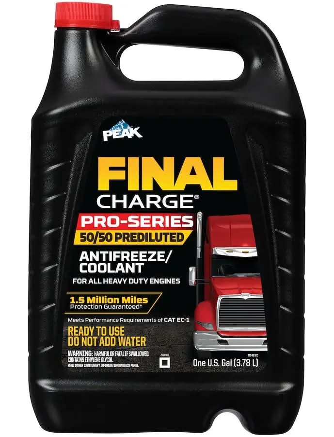 Peak Final Charge Pro Series Antifreeze/Coolant 50/50 Prediluted