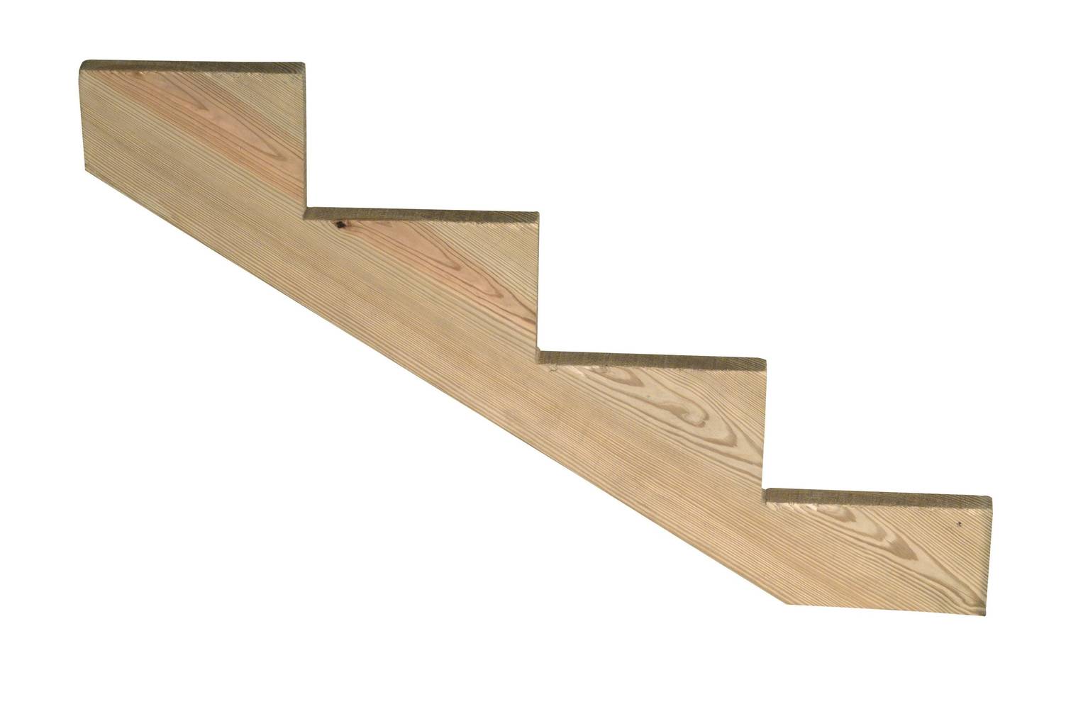 Severe Weather 4-Steps Pressure Treated Pine Wood Outdoor Stair Stringer | 4STEPT12140C