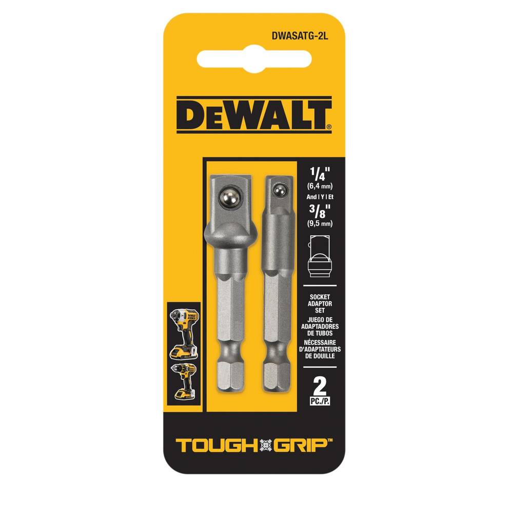 DEWALT 2-Pack Magnetic Screwdriving Bit Adapter Set | DWASATG-2L