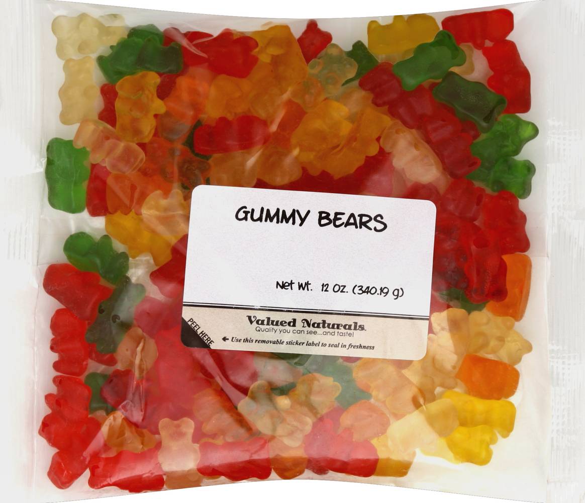 Valued Naturals Gummy Bears Candy (12 oz)