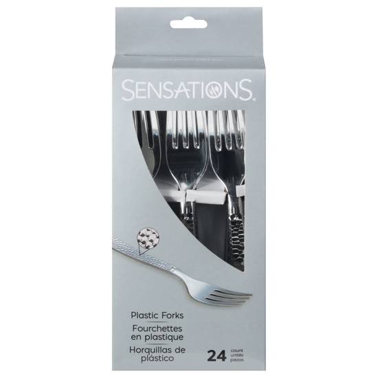 Sensations Plastic Forks (24 ct)