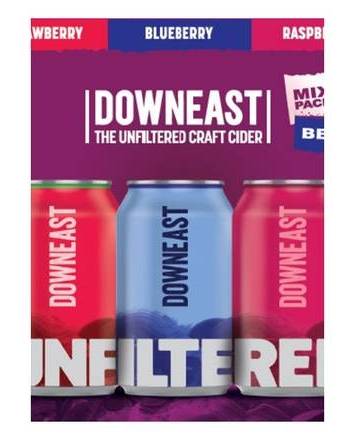 Downeast Cider Mix Pack #3 18x 12oz Cans