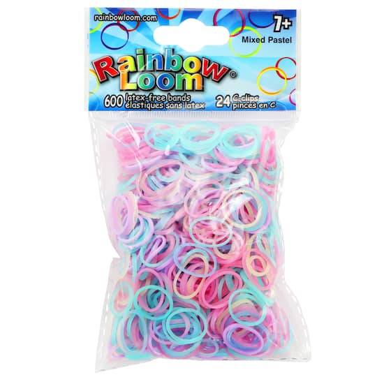 Rainbow Loom Pastel Rubber Bands, 7Y+, Multicolor