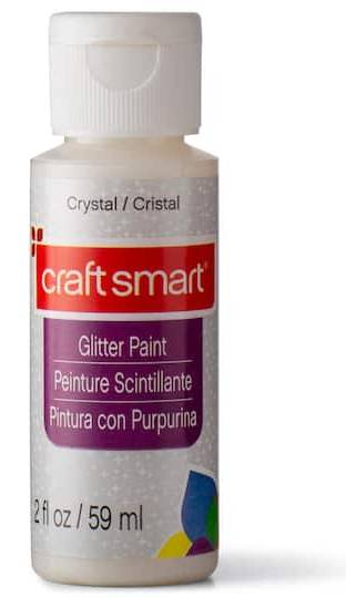 Craft Smart Glitter Paint, Crystal (2 fl oz)