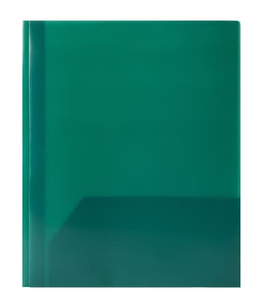 Solid 2-Pocket 3-Prong Portfolio Folder Green