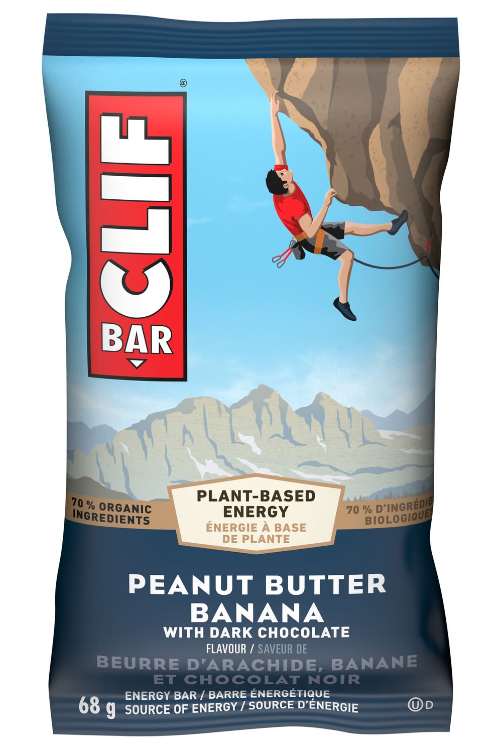 CLIF Bar Energy Bar With Dark Chocolate, Peanut Butter Banana (68 g)