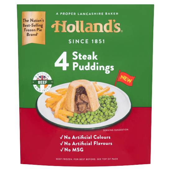 Holland's 4 Steak Puddings
