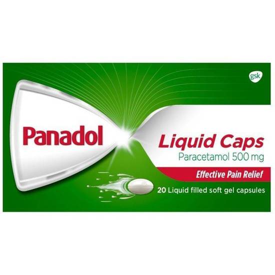 Panadol Liquid Caps 20pk