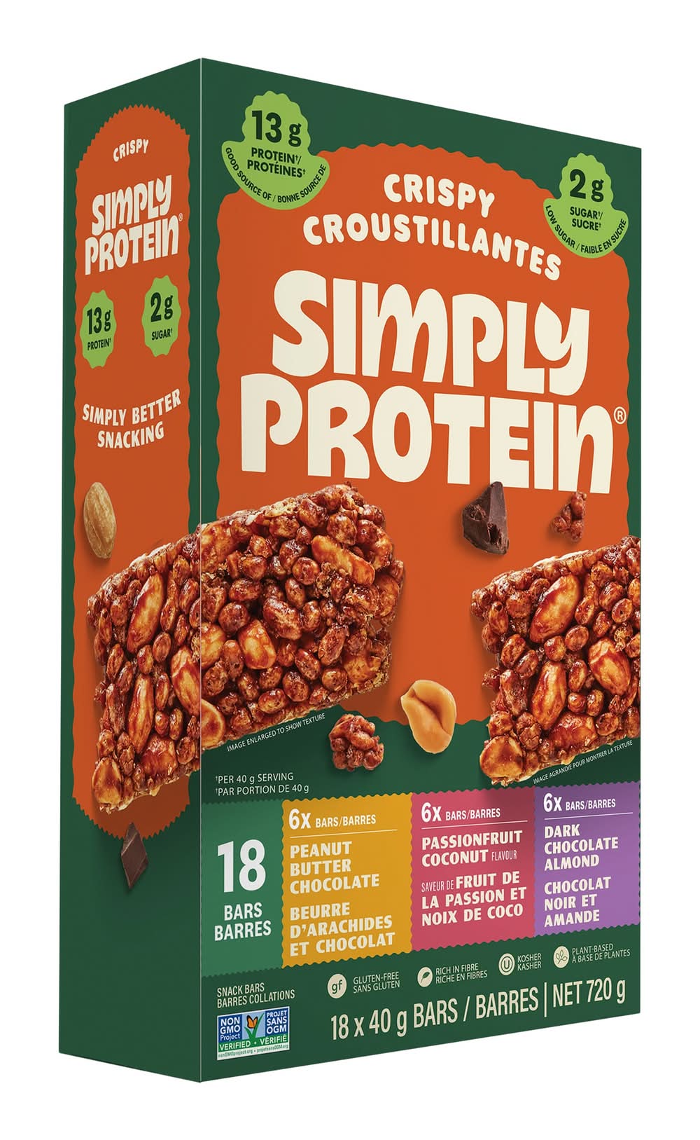 Simply Protein - Variété, 18 X40 G / Simply Protein Variety, 18 X40 G