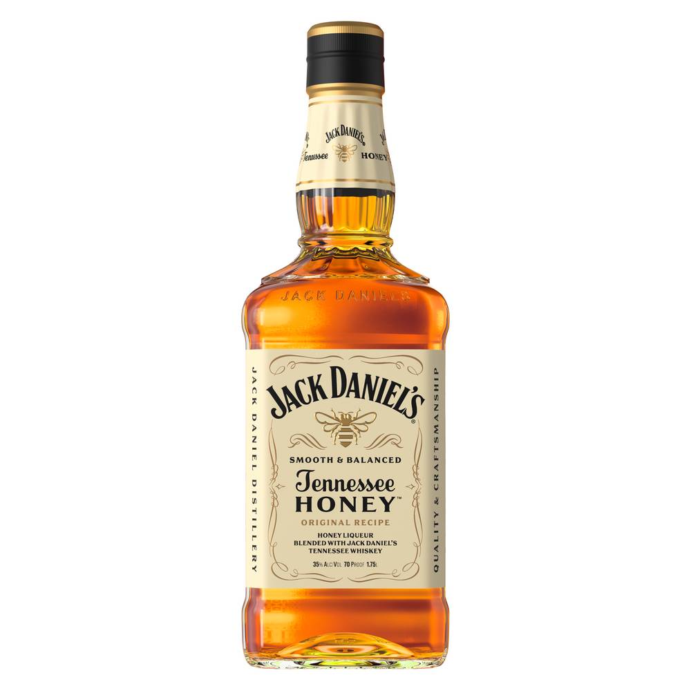 Jack Daniel's Tennessee Whiskey 70 Proof, Honey (1.75 L)