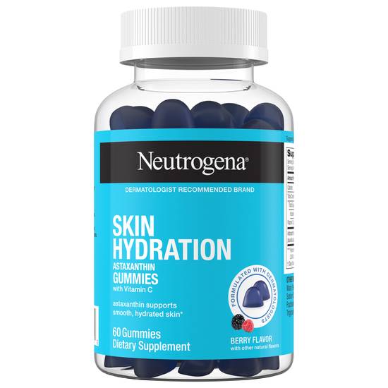 Neutrogena Skin Hydration Astaxanthin Gummies With Vitamin C (berry)