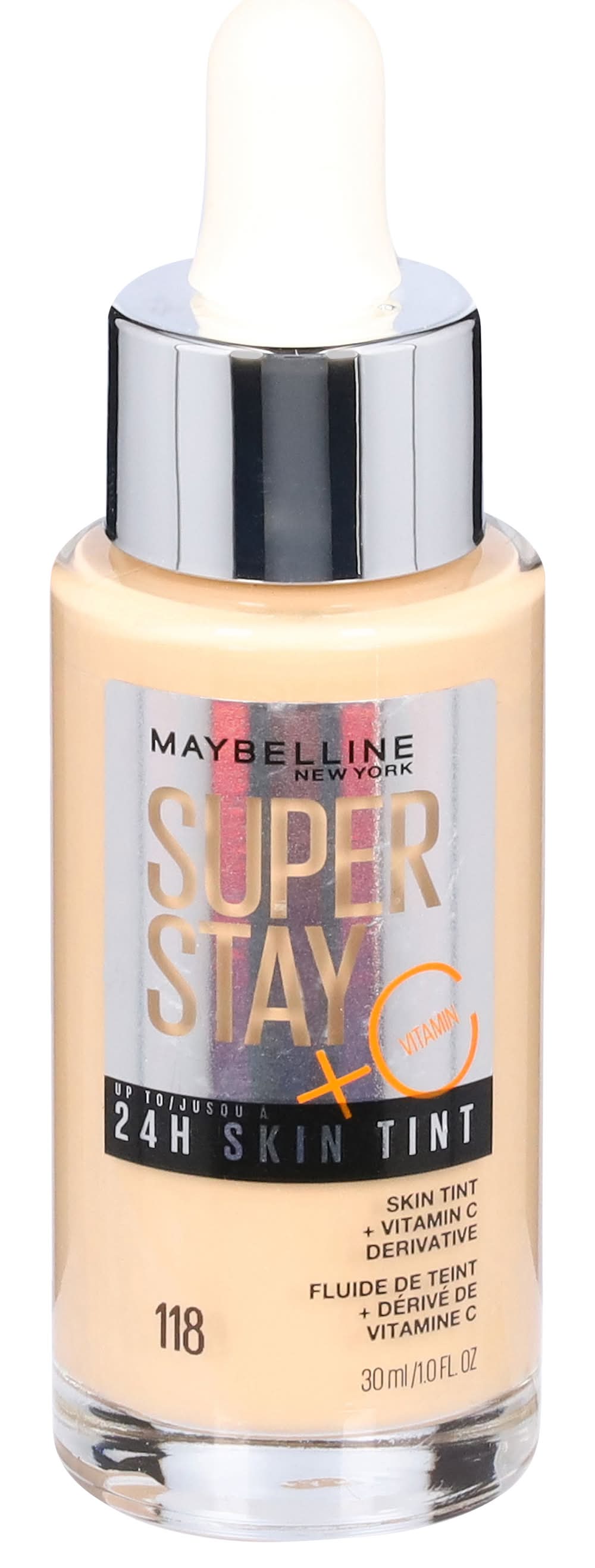 Maybelline Super Stay 24 Skin Tint Foundation Serum, 118 (1 fl oz)