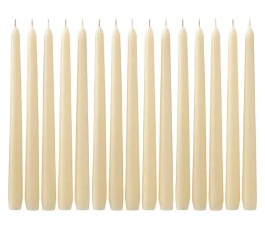 Basic Elements Ivory Unscented Taper Party Pack By Ashland