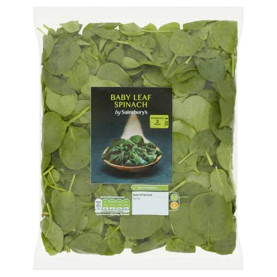 Sainsbury's Baby Leaf Spinach 200g