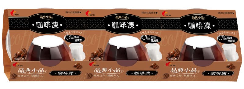 光泉晶典小品咖啡凍 <130g克 x 1 x 3Cup杯>