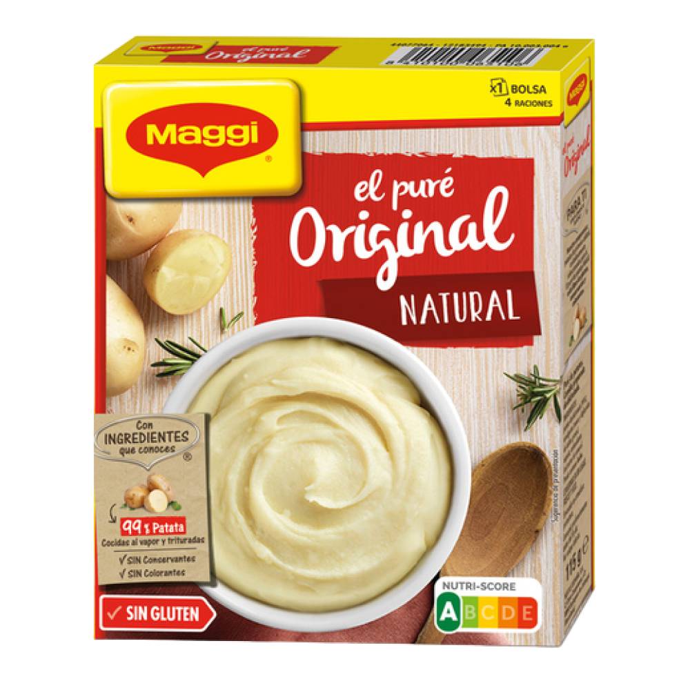 Puré Maggi De Papas Sin Leche 115Gr