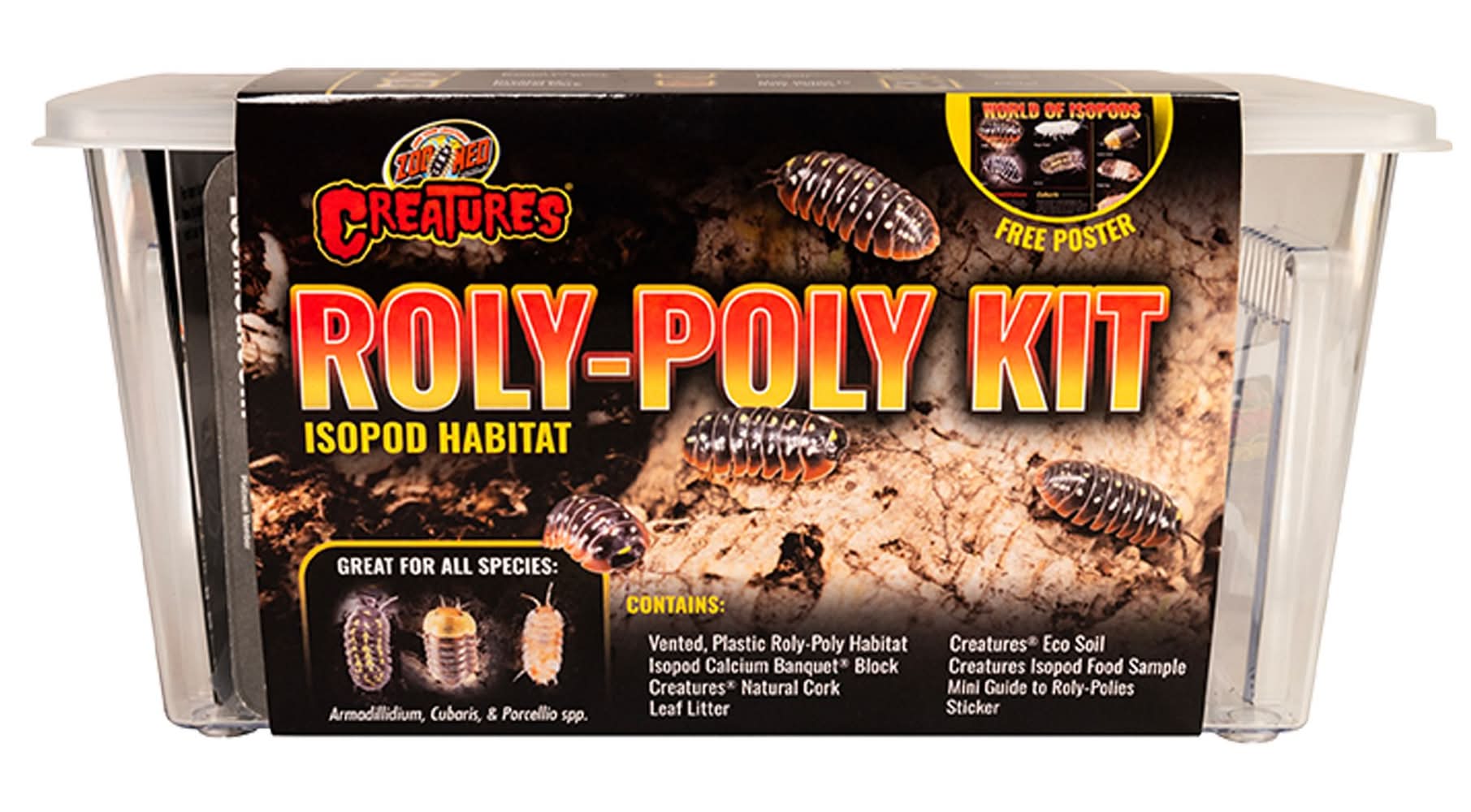 Zoo Med Roly Poly Terrarium Kit - Invertebrate Terrarium Starter Kit