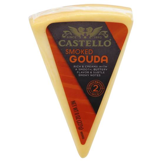 Castello Smoked Mild Gouda Cheese (8 oz)
