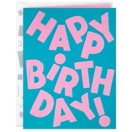 Hallmark Birthday Card (Happy Birthday Year) E99 - 1.0 ea