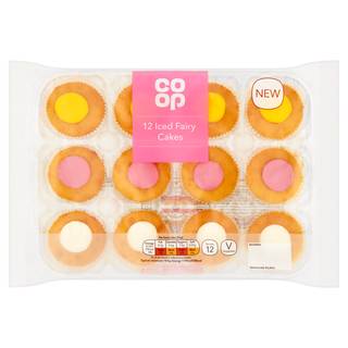 Co Op 12 Iced Fairy Cakes