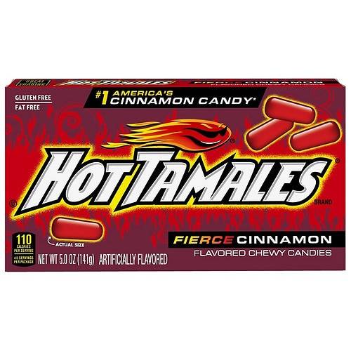 Hot Tamales Fierce Cinnamon Candies Cinnamon - 5.0 oz