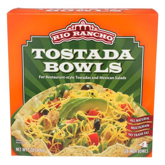 Rio Rancho Six-Inch Bowls Tostada Bowls (4 ct)