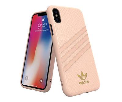 Adidas Pink Faux Snakeskin Iphone X/Xs Case