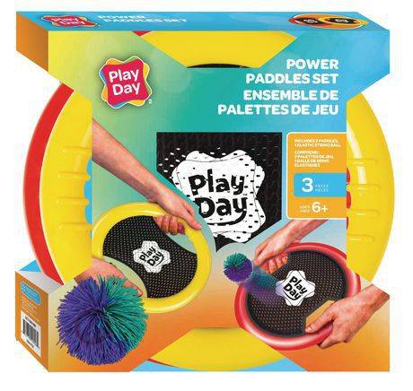 Play day ensemble de palettes de jeu - power paddles set (1 kit)