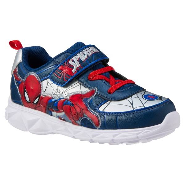 Marvel Boys' Spiderman Athletic Shoes, Blue, Size 1