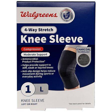 Walgreens Knee Sleeve With 4-way Stretch Large