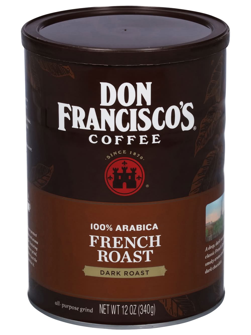 Don Francisco's 100% Arabica French Dark Roast Coffee (12 oz)