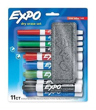 Expo Assorted Starter Set, Assorted Tips, Assorted Colors, 11/Pack (2201149)