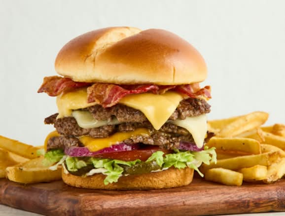 Triple Smashed Burger