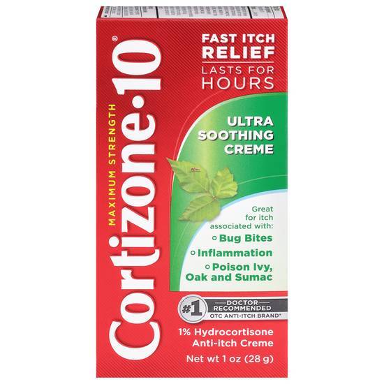 Cortizone-10 Maximum Strength Ultra Soothing Anti-Itch Creme